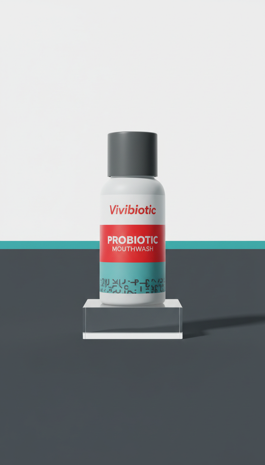 Spray orale portatile ai fermenti vivi.